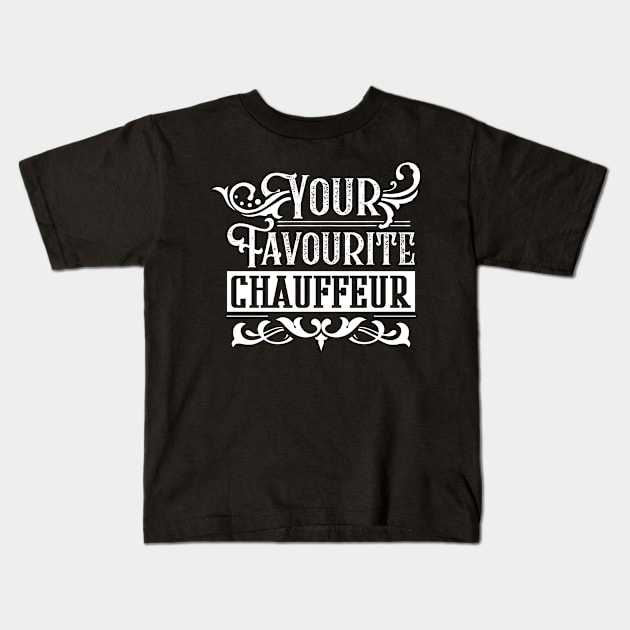 Limousine Service Cab Driver Chauffeur Cabriver Kids T-Shirt by dr3shirts